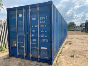 Un container maritime 40 pieds destiné à l'export