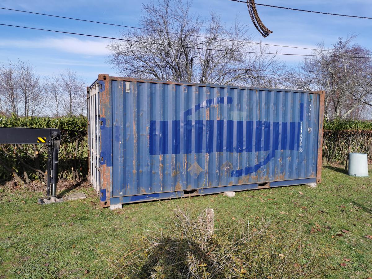 Un stockage dans votre jardin en container In'Box Container
