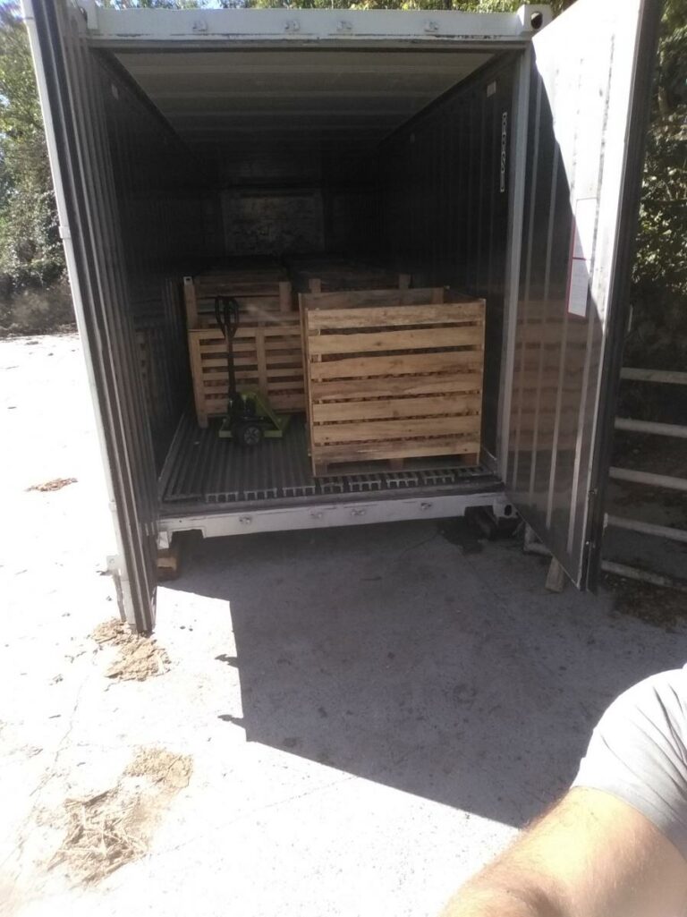 Stockage de pommes de terre en container frigorifique - In'Box Container