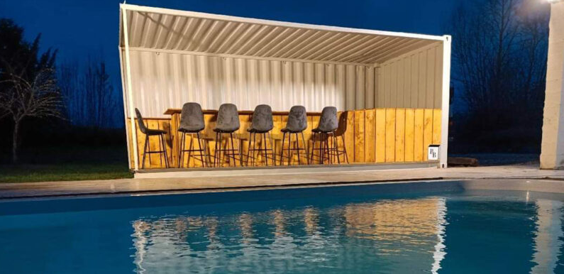 pool house container prix