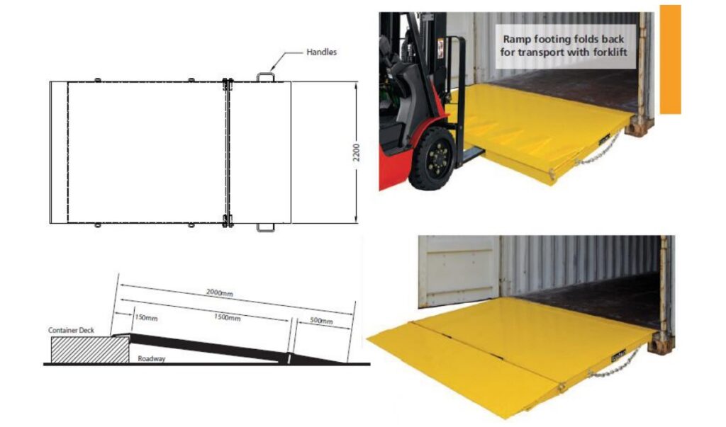 Rampe de chargement pour container maritime - In'Box Container